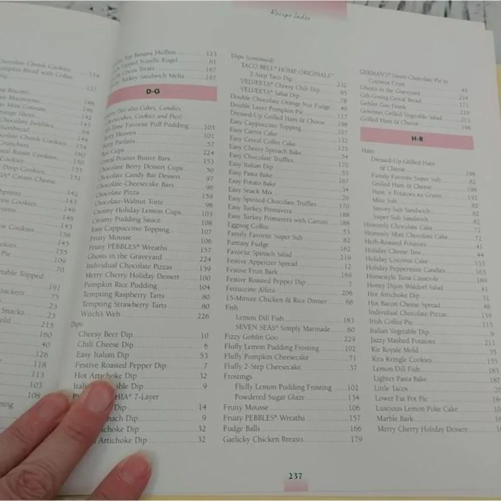 Vintage‎ Kraft Holiday Cookbook 1999